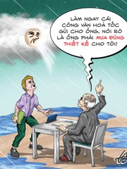 Nhờ ông Trời mưa 'đúng thiết kế'