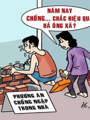 Phương án chống ngập... từ trong nhà