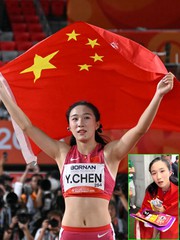 Vừa phá kỷ lục Asiad, nữ VĐV xinh đẹp ngơ ngác vì được tặng... sách luyện thi đại học