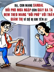 Học sinh nghĩ cách đối phó với giày ba ta