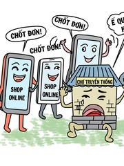 Chợ truyền thống giữa vòng vây 'chốt đơn'