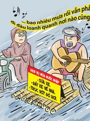 Dịch vụ ăn theo nhờ 'hồi chiều trời mưa'