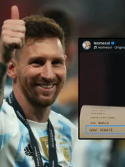 Messi tự nhận mình là GOAT, tin chuẩn chưa?