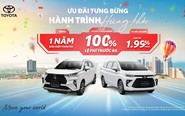 Veloz Cross khuyến mại đến 100% thuế trước bạ và 1 năm bảo hiểm