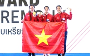 Ba chị em ruột ở Huế làm điều lịch sử ở môn vật SEA Games 33