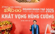 Tổng giám đốc Dược Nam Hà được vinh danh Doanh nhân trẻ tiêu biểu 2025
