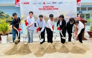 INSEE khởi công thư viện Hướng Dương dành cho trẻ khuyết tật tại Vĩnh Long