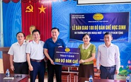 HUFLIT tiếp thêm động lực đến trường cho học sinh vùng sâu