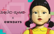 Ra mắt bộ sưu tập kính mắt Squid Game x Owndays