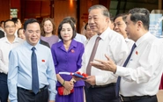 Tổng Bí thư Tô Lâm, Thủ tướng Phạm Minh Chính dự hội nghị chuyên đề Bình dân học vụ số - Quốc hội số