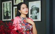 Hoa hậu Thanh Thủy diện thiết kế mới của Lê Thanh Hòa, gợi không khí Tết 2026