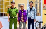 Cụ bà đạp xe từ Cần Thơ xuống Cà Mau, bị lạc 3 ngày và được công an đưa về nhà