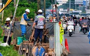 Khoan khảo sát địa chất metro số 2 dài 34km từ Tham Lương đến xã Thái Mỹ, giáp tỉnh Tây Ninh