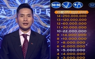 Ai là triệu phú tăng thưởng lên 500 triệu đồng, tìm người chinh phục câu hỏi số 15 hóc búa