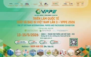 Triển lãm quốc tế giấy và bao bì Việt Nam lần 3 - VPPE 2026