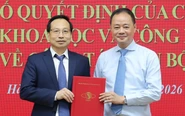 PGS.TS Hoàng Anh Sơn được bổ nhiệm làm Giám đốc Học viện Khoa học và Công nghệ