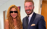 Shakira khoe ảnh hậu trường chung kết World Cup với David Beckham, BTS