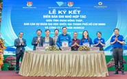 HUDECO ký kết thỏa thuận hợp tác với Đại học Quốc gia TP.HCM và Tỉnh đoàn Đồng Tháp