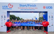 Giải chạy bộ UOB Heartbeat Run 2026 gây quỹ hơn 950 triệu đồng