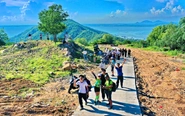 Đường băng cản lửa trên núi Lớn thành cung đường trekking hút khách ở Vũng Tàu