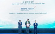 Tài chính Mirae Asset vào ‘Top 5 Công ty Tài chính Uy tín 2026’