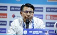 HLV Tan Cheng Hoe: 'Chúng tôi vẫn còn 90 phút ở Hà Nội để hy vọng'