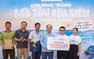 Cocoon Việt Nam hỗ trợ 300 triệu đồng bảo tồn rùa biển tại Côn Đảo