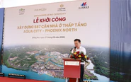 Khởi công hơn 500 căn nhà ở thấp tầng tại Aqua City