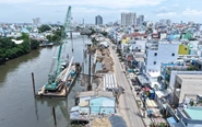Sớm có mặt bằng, bờ bắc kênh Đôi ‘thay da đổi thịt’ sau 1 năm khởi công