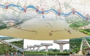Toàn cảnh 7 cây cầu bắc qua sông Hồng đặt mục tiêu hoàn thành trong năm APEC 2027