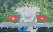 Khánh thành tượng đài 'Bác Hồ với ngày hội non sông' ở Đền Hùng ngày 19-9