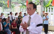 Dải băng tang trên cánh tay người chăm sóc 17 liệt sĩ 38 năm qua ở Đà Nẵng