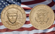 Đồng xu 1 USD in hình Tổng thống Trump hết hàng chỉ vài giờ sau mở bán