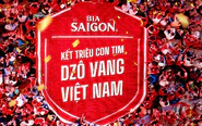 Bia Saigon ‘Kết triệu con tim’ cùng người hâm mộ bóng đá Việt Nam