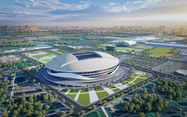 Construction advances on 60,000-seat World Cup-standard stadium near Hanoi