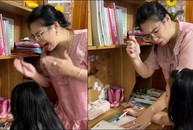 Mẹ bất lực khi dạy con học toán