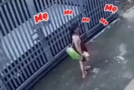 Bé gái ngơ ngác vì bỗng dưng được nghỉ học