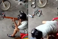 Ông chú say thuốc lào ngã sấp mặt vì 'rít hơi sâu'