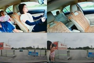 Gặp đường hẹp, thầy giáo bảo bê ô tô qua hai nữ học viên cũng tin