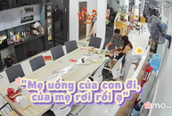 Mẹ ấm lòng khi con gái nhỏ biết quan tâm và sẻ chia