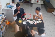 Ông bố 'não cá vàng' xới cơm nhầm vào cốc bia