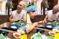 Hai vợ chồng U50 chơi búng thun 'đếm tiền' siêu hài hước