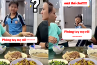 Mẹ bị con gái trêu chọc vì nhõng nhẽo