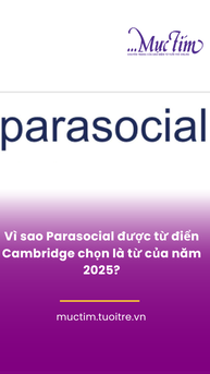 Vì sao Parasocial được từ điển Cambridge chọn là từ của năm 2025?