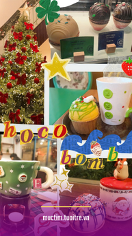Ngọt ngào chocobomb mùa Giáng sinh