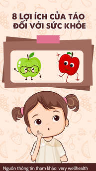 8 lợi ích của táo đối với sức khỏe