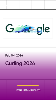 Google ra mắt doodle Curling 2026 đón Thế vận hội mùa đông 2026