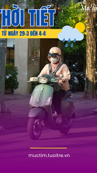 Dự báo thời tiết từ 29-3 đến 4-4: Cả nước nắng nóng oi bức