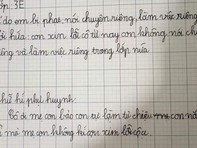 Ảnh vui 14-10: Bản kiểm điểm của nam sinh thành thật