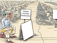 Bãi giữ xe dành riêng TikToker, YouTuber, Facebooker...